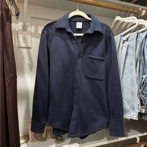 Aritzia TNA Cozy Fleece Boyfriend Shirt NWOT